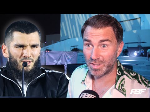 “YOU FAT ****”! – EDDIE HEARN REVEALS WHAT ARTUR BETERBIEV SAID TO HIM AFTER PRESS CONFERENCE BEEF