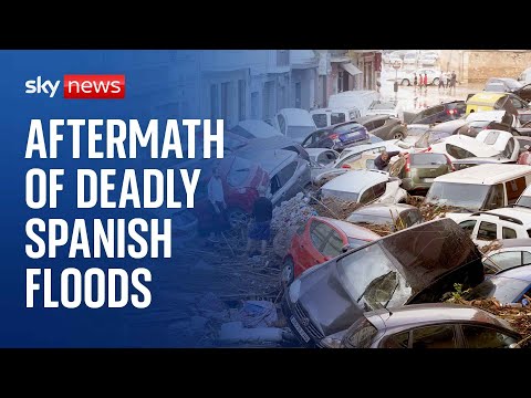 Watch live: Aftermath of deadly floods in Spain