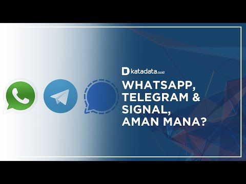 Whatsapp, Telegram, Signal, Aman Mana? | Katadata Indonesia