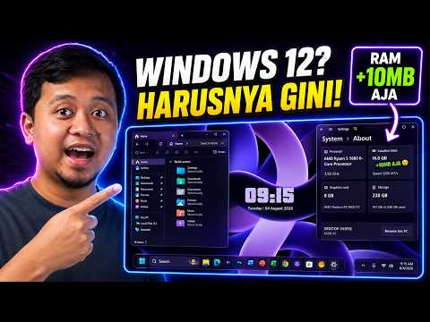 WINDOWS 12 HARUSNYA BEGINI! Ubah Windows 11 Jadi Makin Keren