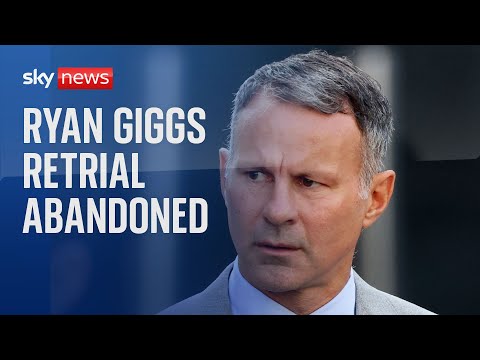 Ryan Giggs' retrial abandoned after domestic violence charges withdrawn