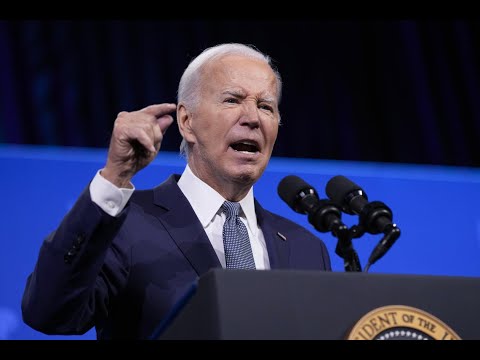 Biden courts Black voters at NAACP convention and repeats call to cool political rhetoric