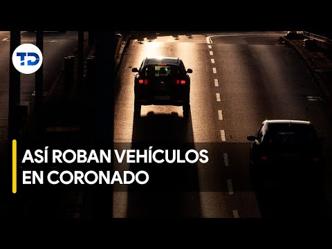 Intento de robo de vehículo es captado por cámara de seguridad en Coronado