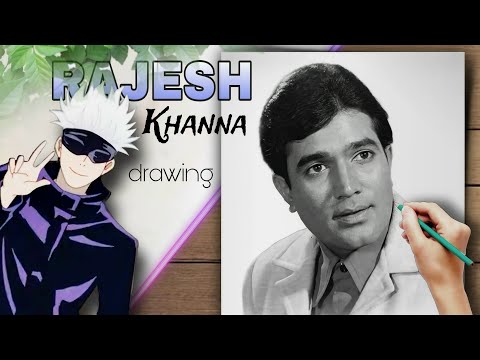 Rajesh Khanna skech drawing #rajeshkhanna #drawing #art #sketch 