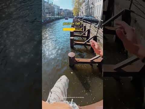 5 extreme parkour moments, which one is the most INSANE? 🥲 DJI Osmo Action 4 POV