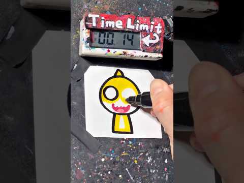 【ASMR】Drawing BabyShark(Sprunki) in 40Sec