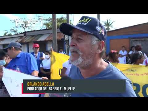 Familias de Bilwi participan en una marcha contra las drogas - Nicaragua