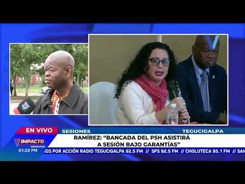 Ramírez: 'Bancada del PSH asistirá a sesión bajo garantías'