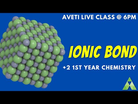 Class 11| Plus two first year Chemistry| Ionic Bond| Chemical Bonding| Aveti Learning