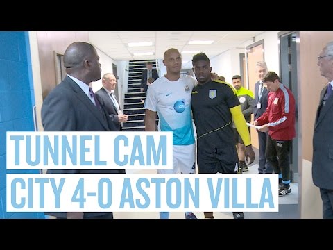 TUNNEL CAM | City 4-0 Aston Villa