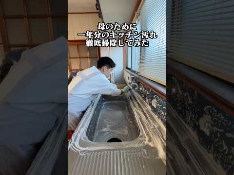 母のために一年分のキッチン汚れ徹底掃除してみた！