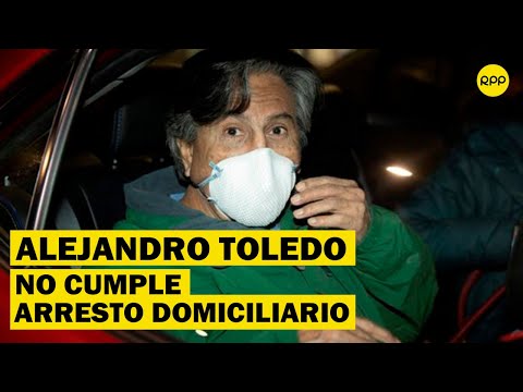 Toledo rompió cuatro veces su arresto domiciliario en EE.UU. pese a riesgo por coronavirus