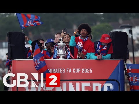 FA Cup winners Crystal Palace FC's trophy parade