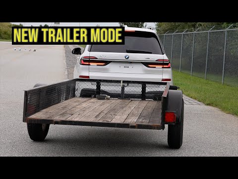 How to use the trailer mode in BMW X7