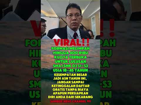 VIRAL!! KABAR GEMBIRA INFO PPPK DAN CPNS TERBARU#shorts #trendingnews #beritaterkini #viral