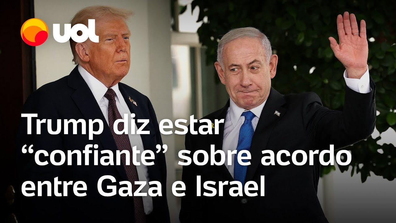 Trump se diz muito confiante em acordo de paz para Gaza após encontro com Netanyahu