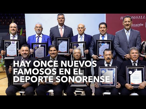 Entran once nuevos miembros al Salón de la Fama del Deporte Sonorense