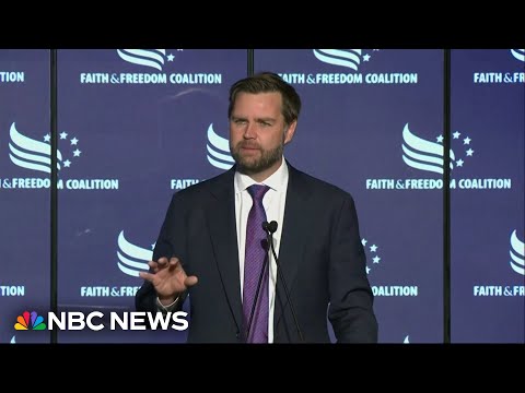 JD Vance quotes 'Pulp Fiction' at Milwaukee evangelical breakfast