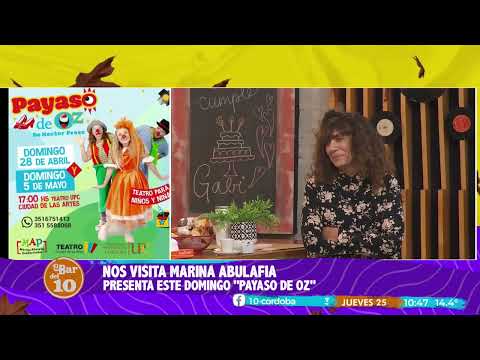 Marina Abulafia en Canal 10