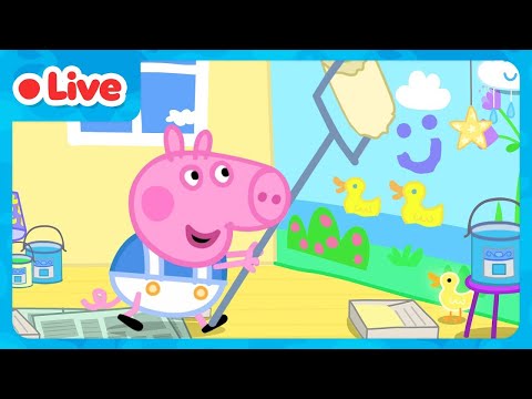 🔴 LIVE: George Pig And Baby Evie Adventures 🍼 Peppa Pig & Evie Pig Full Episodes | Kids Cartoons