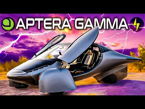 Aptera Gamma at the Fully Charged Event in San Diego