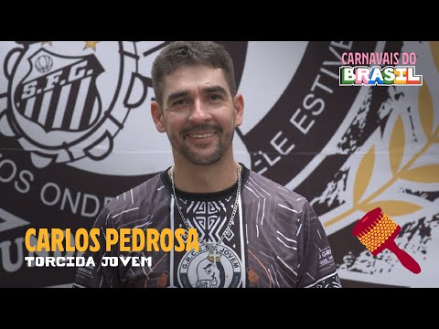 Carlos Pedrosa, pintor da Torcida Jovem | Carnavais do Brasil