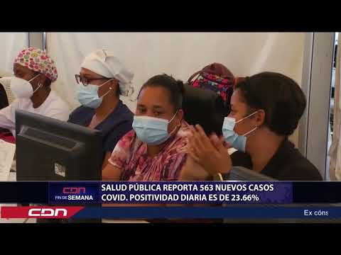 Salud Pública reporta 563 nuevos casos COVID  Positividad diaria es de 23 66%