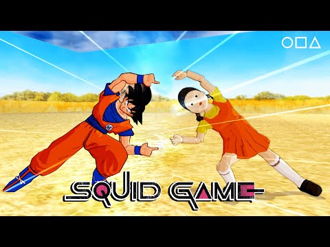 Goku and Squid Game Doll FUSION | DBZ MEET SQUID GAME | DBZ Tenkaichi 3 (MOD)