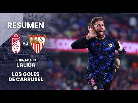 ¡Gran victoria del Sevilla en el primer partido de Quique! Resumen del Granada 0 - 3 Sevilla