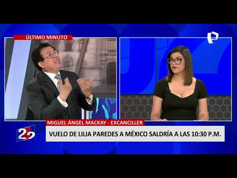 Rodríguez Mackay sobre asilo a Lilia Paredes: “Tendrán protección económica por parte de México
