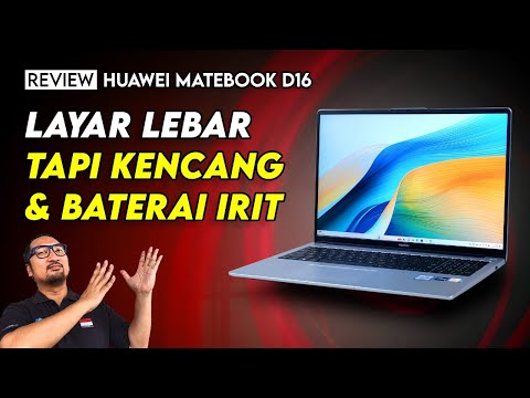 Laptop Core i9 Tipis yg Super Kencang & Irit: Review Huawei MateBook D 16