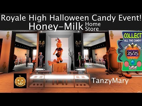 Honey-Milk Halloween Candy Event Royale High, Candy Locations - Easy to Follow - 2019!