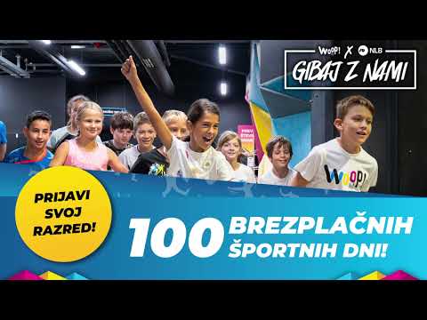 Gibaj z nami -  Podarjamo 100 brezplačnih športnih dni
