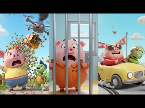 “Pip & Turt: The Funniest Cartoon Chaos You’ll Ever See 🐷🐢💥” #viral #entertainment #funny #comedy 
