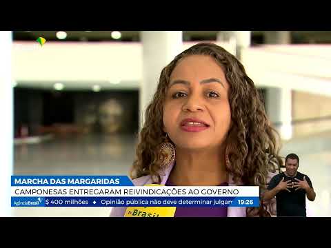 Representantes da Marcha das Margaridas entregam reivindicações ao governo