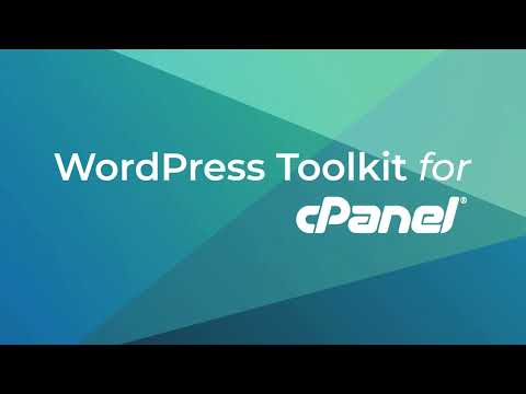 Introduction to WordPress Toolkit for cPanel