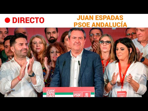 ELECCIONES ANDALUCÍA: ESPADAS comparece tras los PEORES RESULTADOS del PSOE-A | RTVE