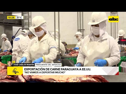 Exportación de carne paraguaya a EE.UU.