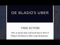 NYC Mayor Bill De Blasio Takes on Uber...