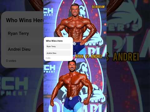 Ryan Terry VS Andrei Deiu Physique Comparison 😱
