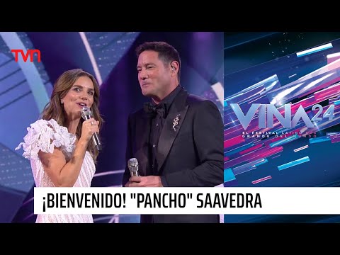 ¡Bienvenido!: Pancho Saavedra pisa por primera vez la Quinta Vergara | #Viña2024