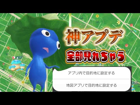 Pikmin Bloom！地球丸ごと全部見れちゃう神アプデ！個人情報は自己責任！ピクミンブルーム