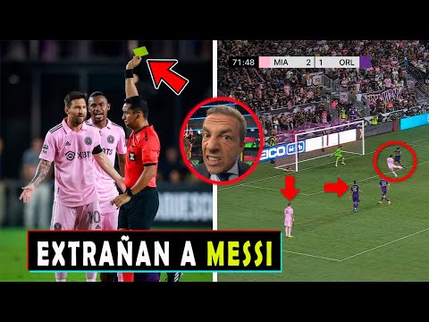 PRENSA FRANCESA QUIERE EL REGRESO de MESSI REACCIONAN a SUS GOLES INTER MIAMI vs ORLANDO CITY