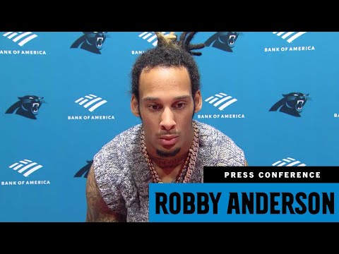 Robby Anderson asked about touchdown catch and interception play video clip