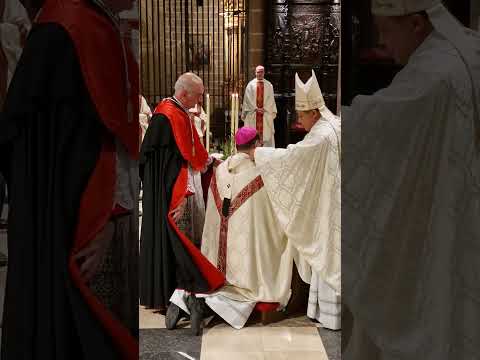 Imposición del palio a Arzobispo de Pamplona por el Nuncio 6.10.24 catedral de Pamplona