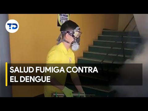Ministerio de Salud fumiga contra el dengue sectores de Alajuela