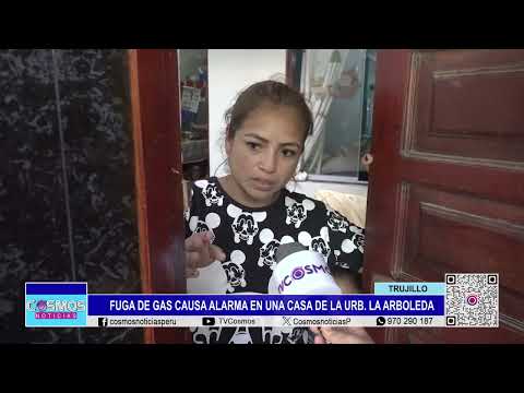 Trujillo: fuga de gas causa alarma en una casa de la urb. La Arboleda