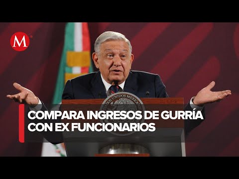 Ángel Gurría viven bien, claro que tiene más que yo, tiene 20 años en su cargo: AMLO