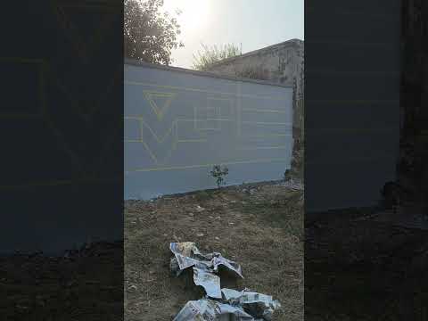 wall painting dark grey colour fast coat masking tapes #homedecor #wallcoverings #art #paperwallcraf