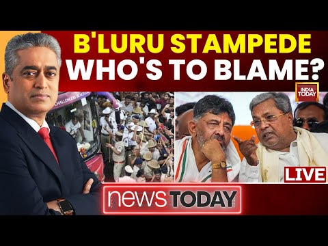 Bengaluru Stampede: Why Is There No Political Accountability? | News Today With Rajdeep Sardesai